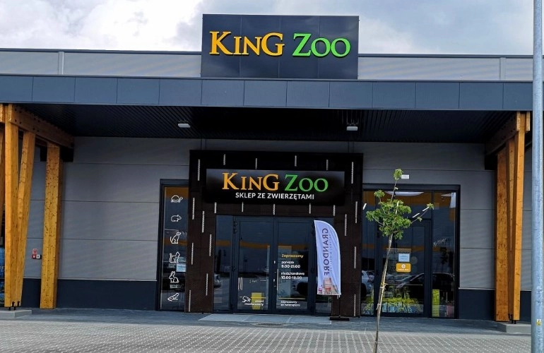 King ZOO wejście do sklepu